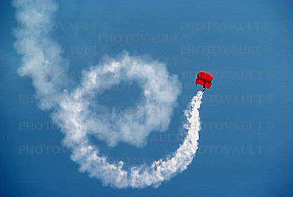 Smoke Trails, Spiral, Ram Air Parachute, canopy
