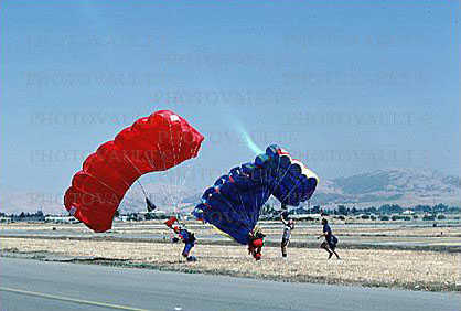 Tandem, Ram Air Parachute, canopy