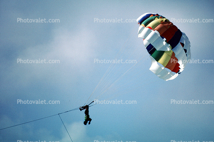 Parasailing, Parachute Canopy, Stunts, Cancun Mexico