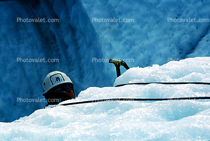 Glacier, Crevasse, Ice Climbing