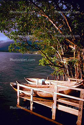 Wooden Dugout Canoe,  Siberut Island, Indonesia