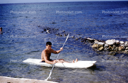 Man, Kayak, Lake, Saint Croix