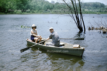 Man and Woman on a Rowboat, 1950s