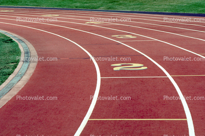 running track, race track, stadium