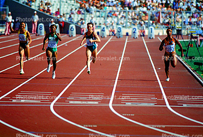 Track Meet, race track, runners