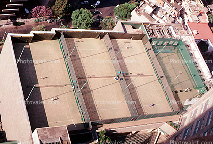 Tennis Courts on the Rooftop, buildings, skyline, cityscape, Mexico City