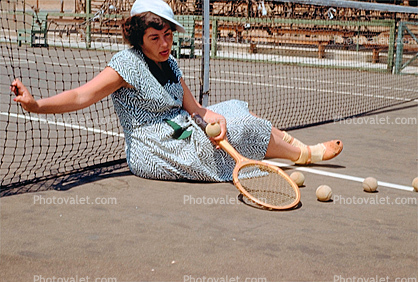 Tired Woman, Tennis Courts, 1950s