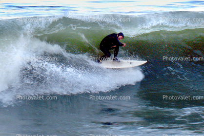 Fort Point, San Francisco, Lefts, Wetsuit, Surfing, California