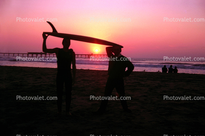 Ocean Beach, Surfer, Surfboard