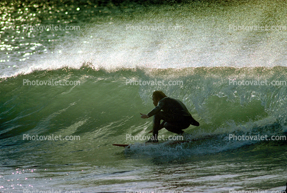 Malibu, Wetsuit, Surfer, 1970s