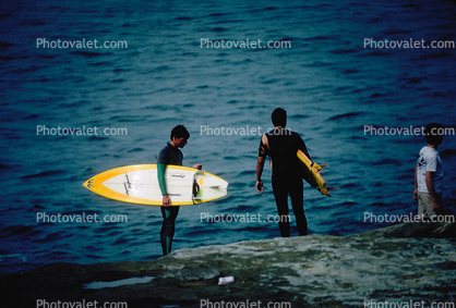 Wetsuit, Surfer, Surfboard