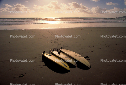 Stinson Beach, Surfboards, Marin County, California