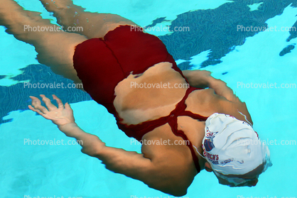 Girl, Underwater, Pool