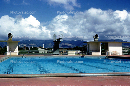 Diving Board, the swimming pool at Hickam AFB, Pool