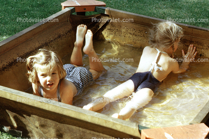 Backyard Swimming pool, Back, 1950s