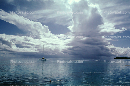 Cloud Formation, boat