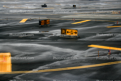 Tarmac, Signage, LaGuardia Airport (LGA)