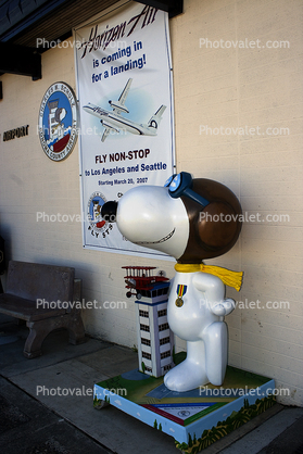 Charles Schulz Sonoma County Airport (STS), Snoopy