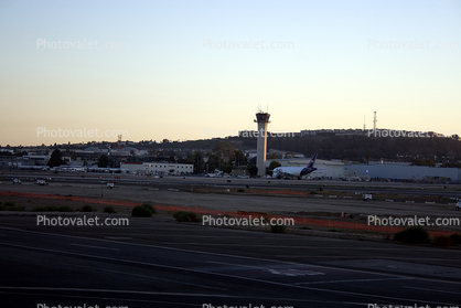 Runway, Control Tower, Long Beach Airport, (LGB)