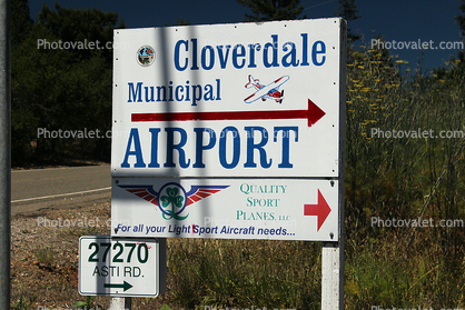 Cloverdale Municipal Airport, Sonoma County, California, USA