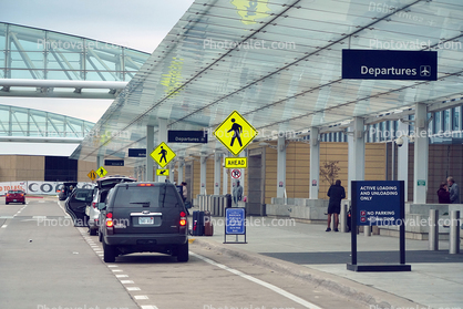 Departures, cars, Wichita Terminal