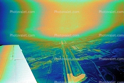 Van Nuys Airport, (VNY), 1975, San Fernando Valley, Psychedelic, 1970s, psyscape