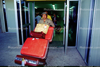 Baggage Handler man, Cancun, 1986, 1980s
