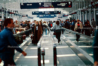 Moving Walkway, 1987, 1980s