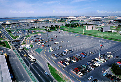 Parking Lot, JFK, 1988, 1980s