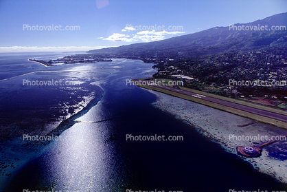 Runway, Mountains, Hills, Papeete