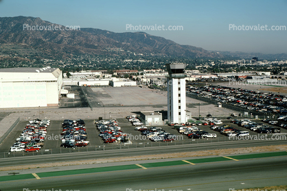 Control Tower, Car Parking, Burbank-Glendale-Pasadena Airport (BUR)