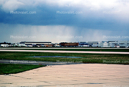 Downpour Storm, Clouds, Downsview Airport, Toronto, Canada