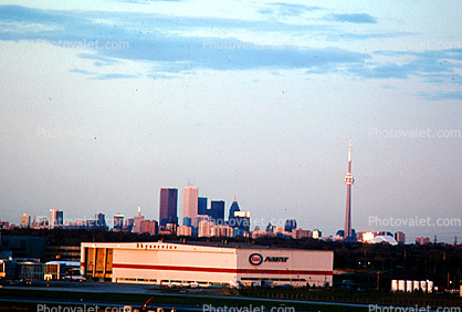 Hangars, building, CN Tower