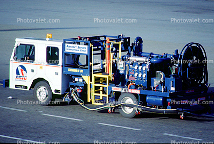 fuel, gasoline truck fueling, refueling equipment, (SFO)
