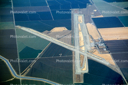 Naval Auxiliary Field, south of Crows Landing, California Aqueduct