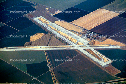Naval Auxiliary Field, south of Crows Landing, California Aqueduct