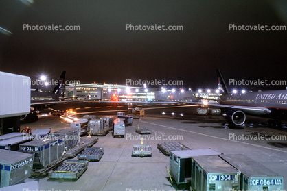 Terminals, buildings, night, Nightime, Exterior, Outdoors, Outside, Nighttime, (SFO)
