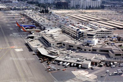 Control Tower, Main Terminal, Burbank-Glendale-Pasadena Airport (BUR), 1950s