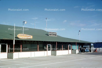 Kahului Terminal, Buildingi, Surfboard, Mau, March 1963, 1960s