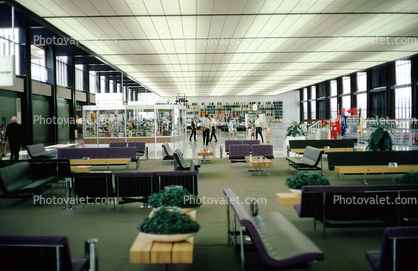 Terminal Interior, Inside, indoors, Canada, August 1967, 1960s