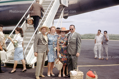 Passengers, group, December 1964, 1960s