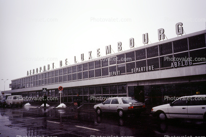 Luxembourg, Departure Terminal, March 1988, 1980s