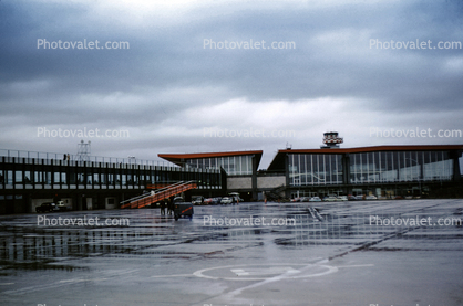 Leonardo da Vinci International Airport Terminal building, Tarmac, February 1961, 1960s