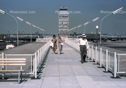 Observation Deck at LAX, March 1962, 1960s