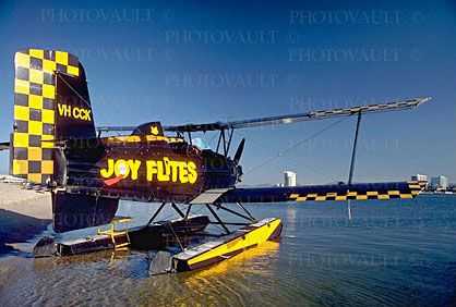 VH-CCX, Grumman G-164 AgCat Float, Joy Flites, Surfers Paradise, Queensland, Australia
