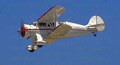 NC14000, 1934 Waco YKC, milestone of flight