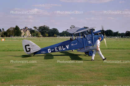 G-EBLV, DH.60 Moth, taildragger