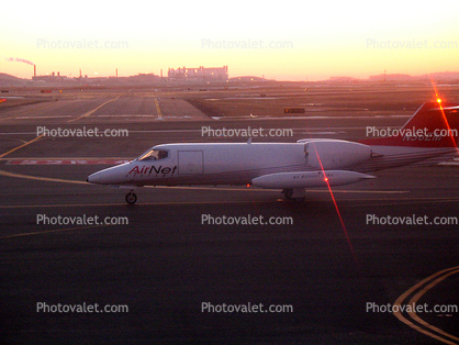 Learjet 35A, Air Net, N56EM, wingtip fuel tanks, AirNet Systems Inc