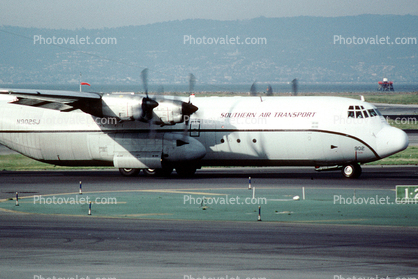 N902SJ, Lockheed L-100-30 Hercules, (SFO), Southern Air Transport SAT