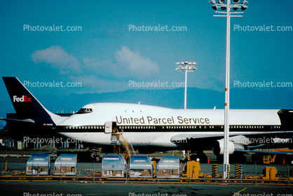N682UP, UPS, Boeing 747-121, JTD-7A, JTD-7, 747-100 series